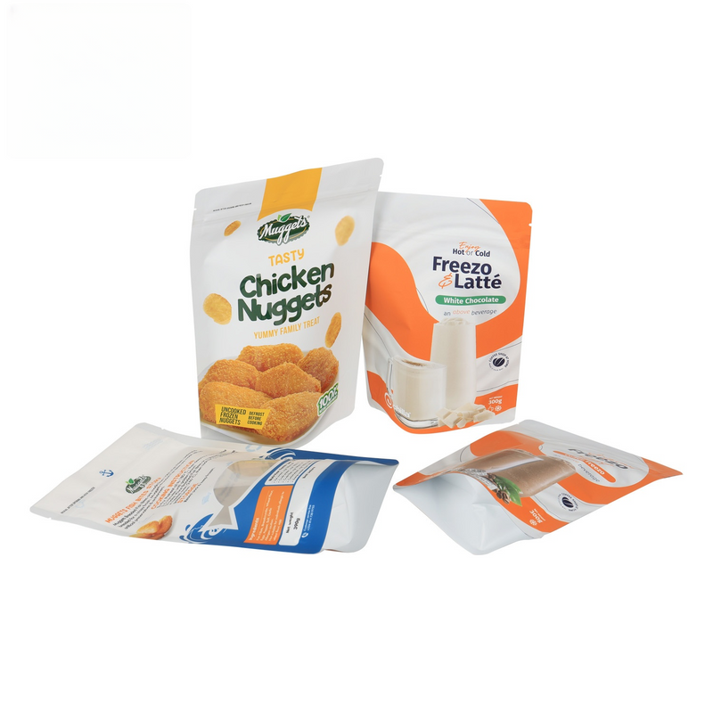 Bolsa de pie de comida humana