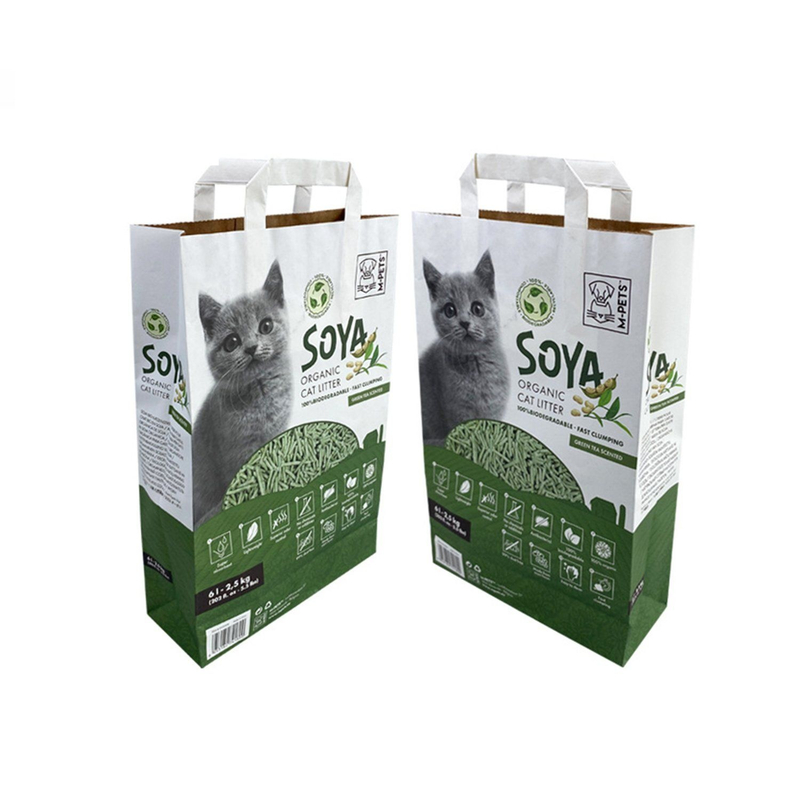 Bolsa de papel de arena para gatos