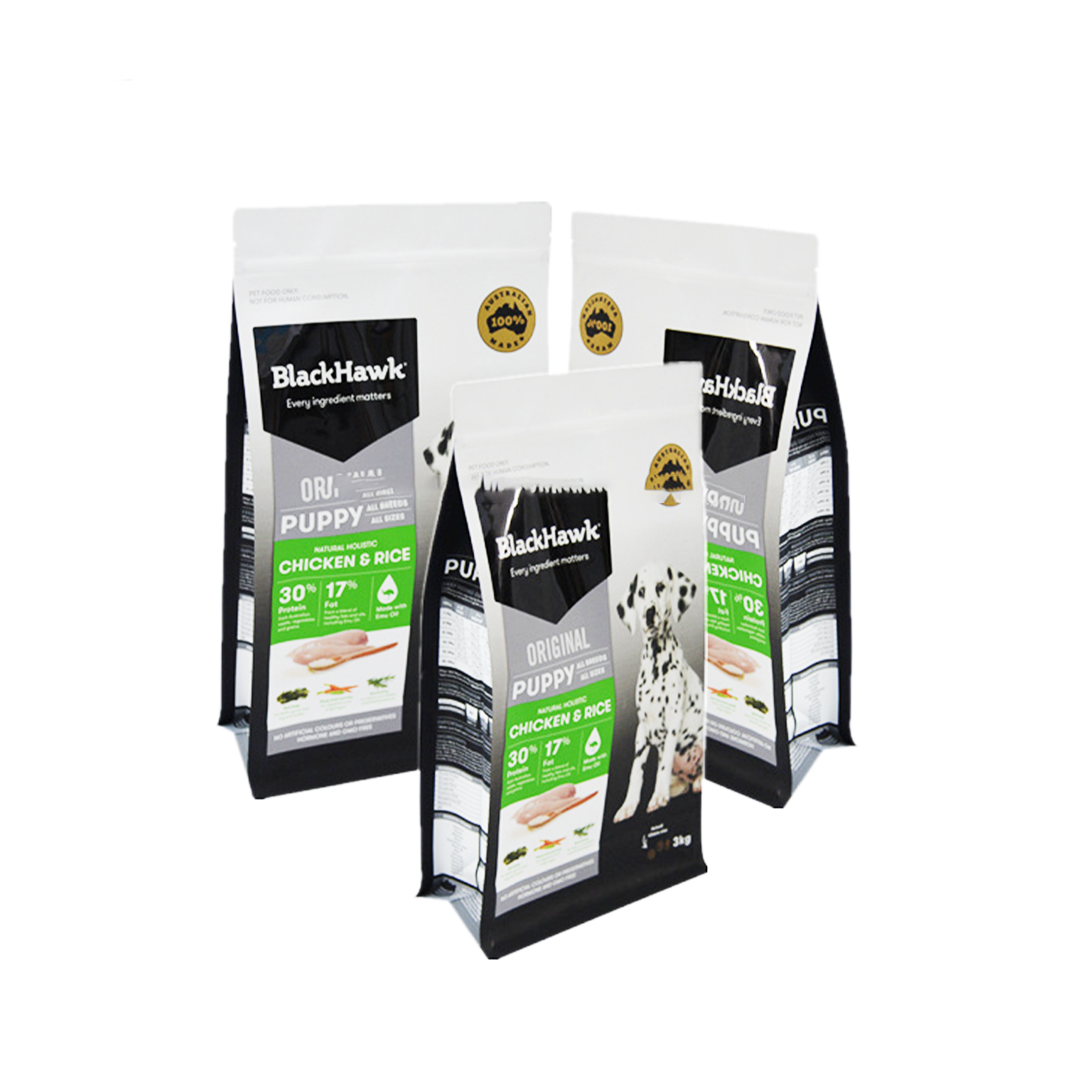 Bolsa de 6-10 kg de fondo plano