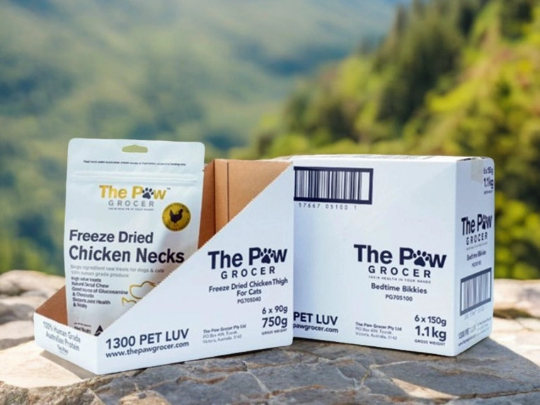Productos de envasado en papel ecol&oacute;gico para suministros de mascotas
