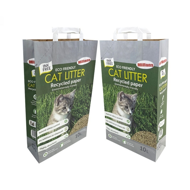 Bolsa de papel de arena para gatos