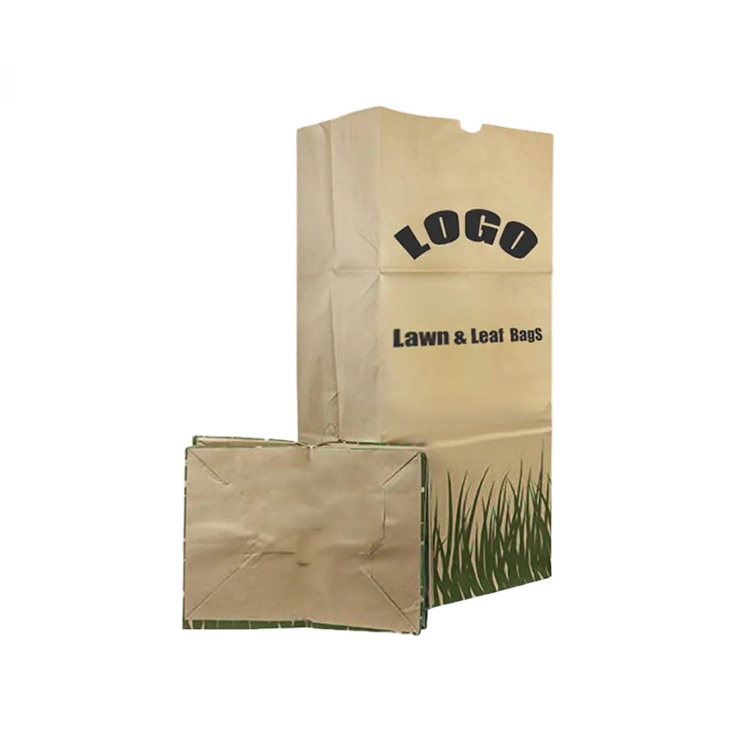 Bolsa de papel hojas