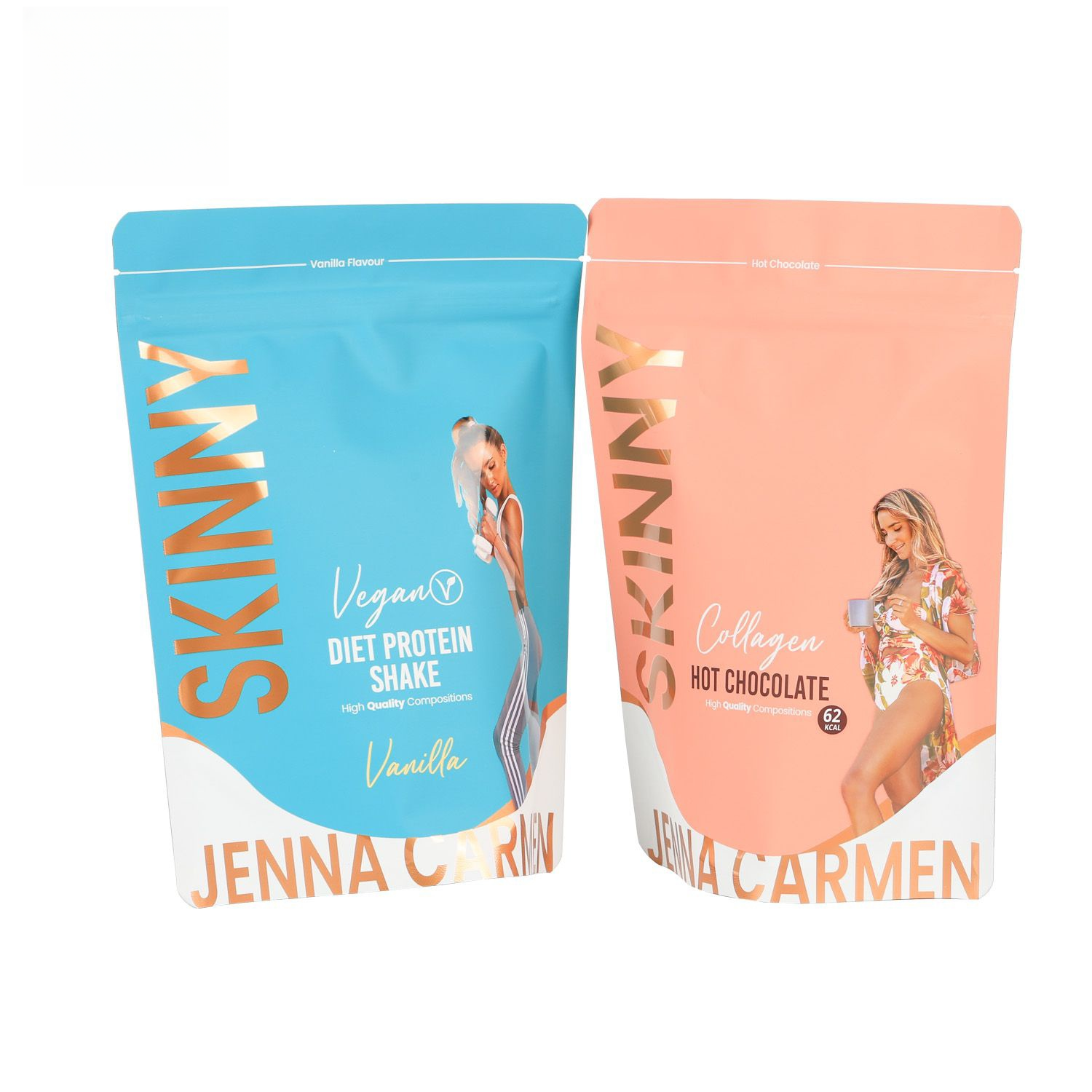 Bolsa de pie de comida humana