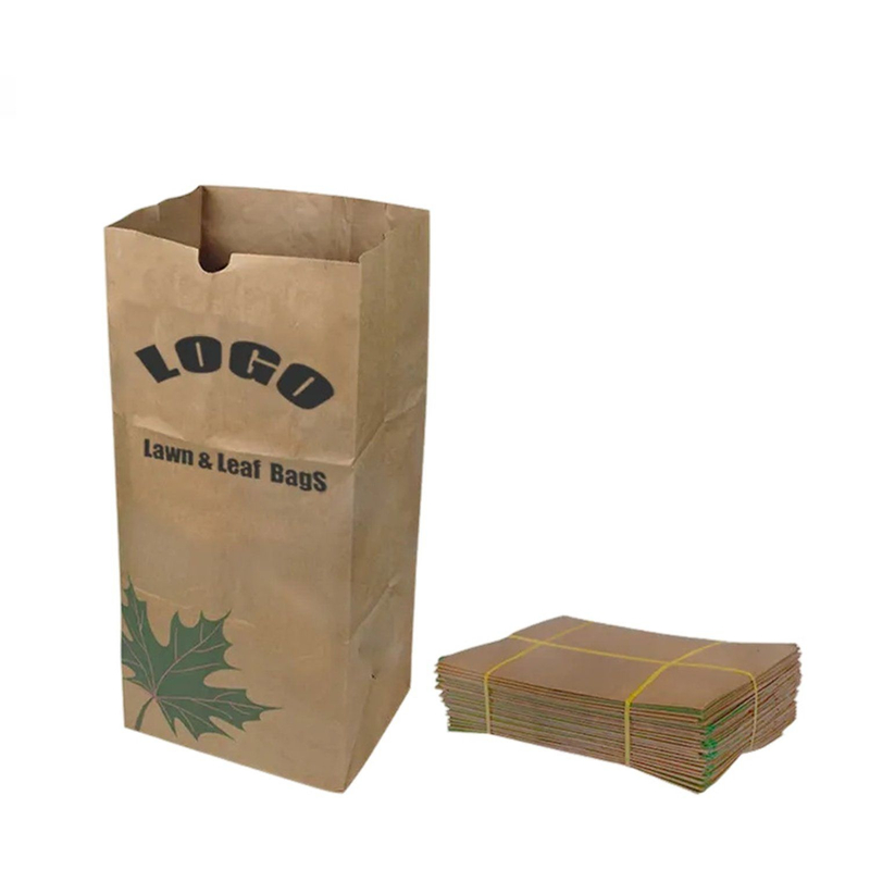 Bolsa de papel hojas