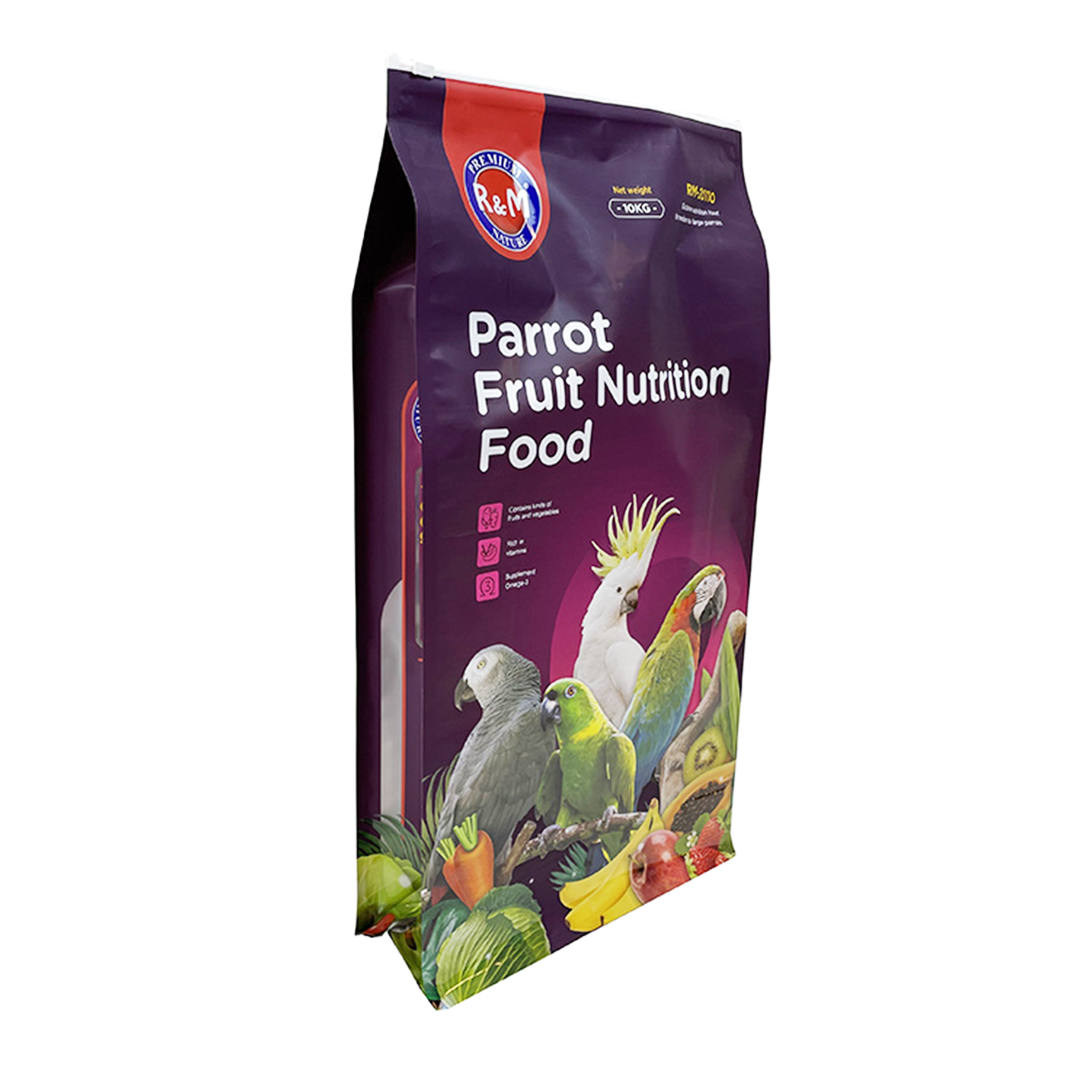 Bolsa de fondo plana de 10-20 kg