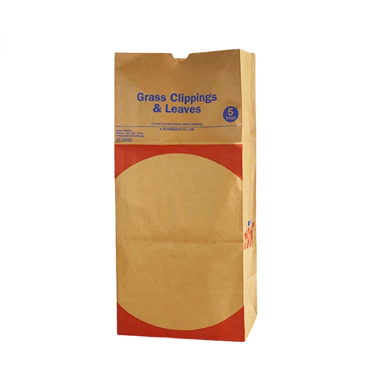 Bolsa de papel hojas