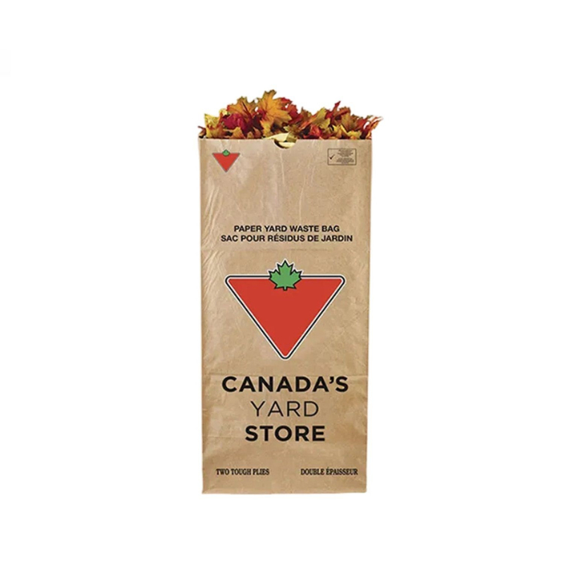 Bolsa de papel hojas