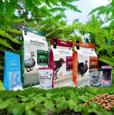 Bolsas de foca cu&aacute;druple para comida para mascotas