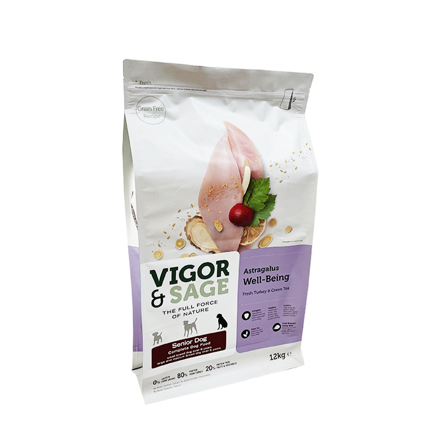 Bolsa de fondo plana de 10-20 kg