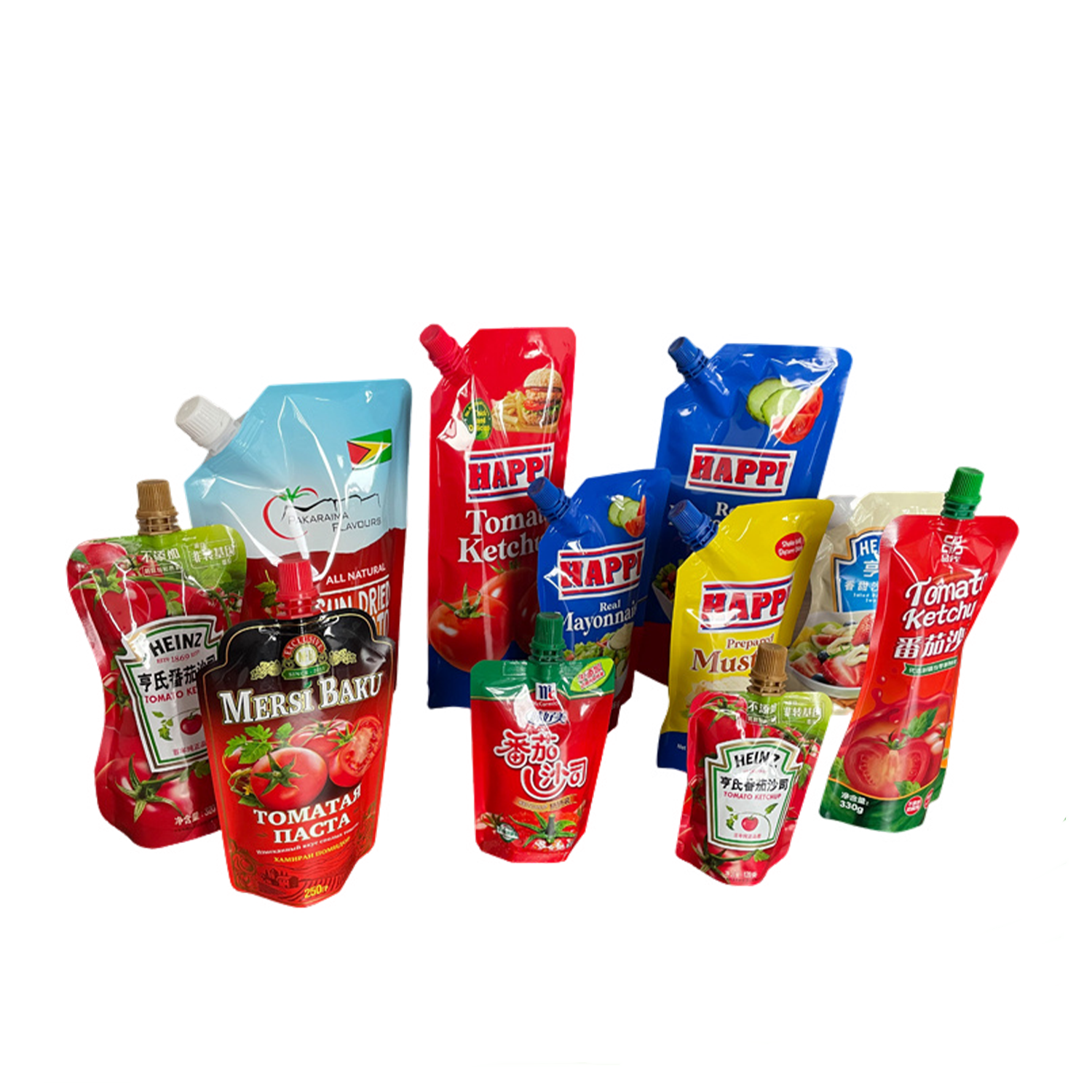 Bolsa de picos para salsa de tomate