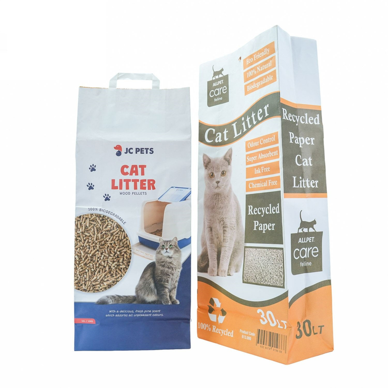 Bolsa de papel de arena para gatos