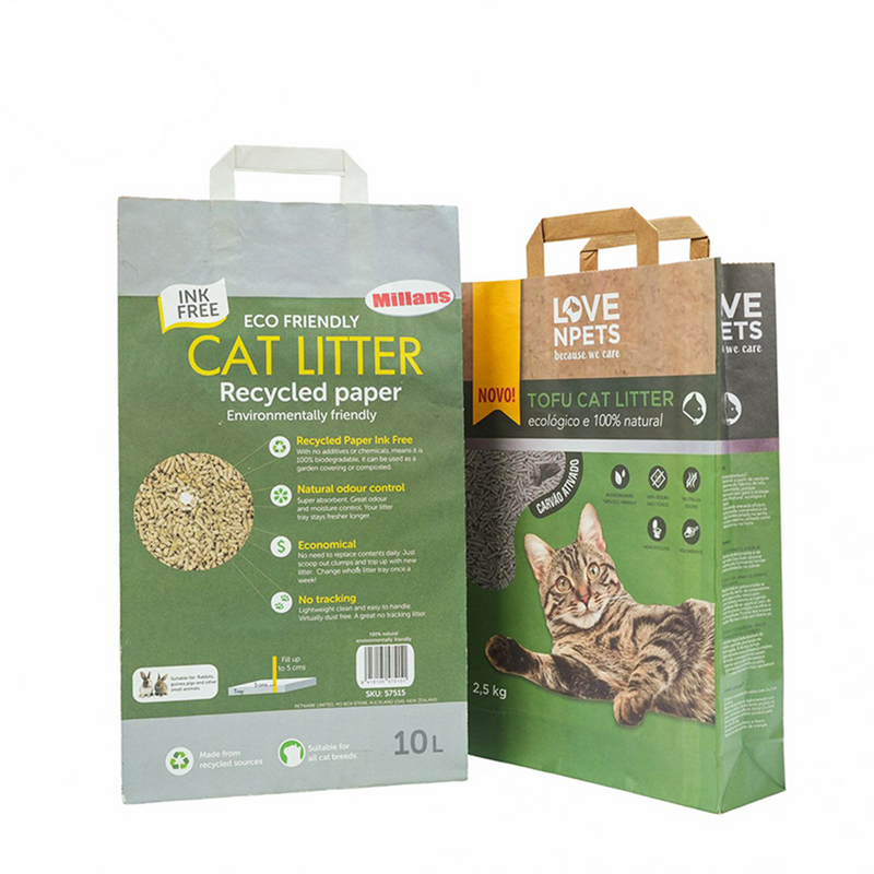 Bolsa de papel de arena para gatos